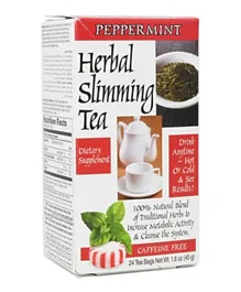 21st Century Herbal Slimming Peppermint Tea Bags - 24 Pieces