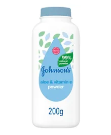 Johnson’s Baby Aloe & Vitamin E Powder - 200g