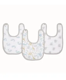 aden + anais Essentials Snap Bibs Pack of 3 - Natural History