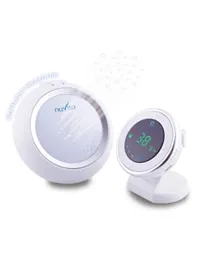 نوفيتا بيبي جهاز استشعار التنفس مع جهاز عرض بروجيكتور ضوء ليلي - أبيض