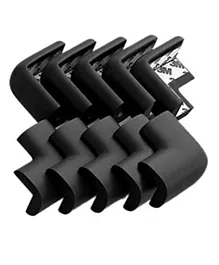 Baybee Baby Safety Corner Protector Black - Pack Of 10