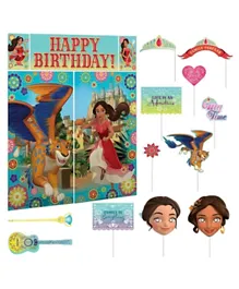 Party Centre Elena Of Avalor Scene Setters With Photo Props - Pack of 12
