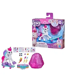 My Little Pony A New Generation Movie Crystal Adventure Zipp Storm  White Pony Toy with Surprise Accessories