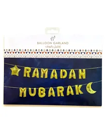 Party Camel Ramadan Mubarak Balloon Garland - 15 Inches