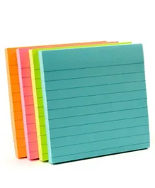 3M Post it Super Sticky Notes 675-4SSMIA Miami Collection 4 Pads - 90 Sheets