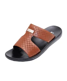 Barjeel Uno Elegant Arabic Sandals - Brown