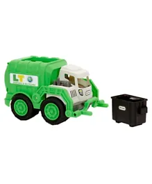 شاحنة قمامة حفار الأوساخ من ليتل تايكس - لون أخضر