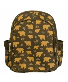 آ ليتل لافلي كومباني - حقيبة ظهر معزولة صغيرة بتصميم الدببة - 12.5 بوصة