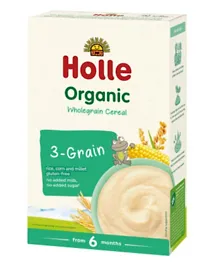 Holle Organic Wholegrain 3-Grain Cereal - 250g