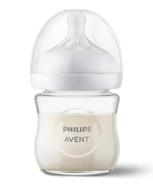 Philips Avent Natural Response Glass Feeding Bottle - 120mL