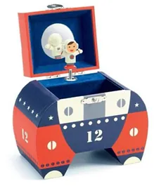 Djeco Polo 12 Musical Box - Blue and Red