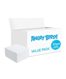 Angry Birds Disposable Changing Mats - 55 Counts