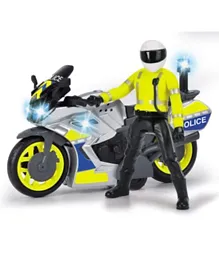 Dickie Police Toy Bike - 17cm
