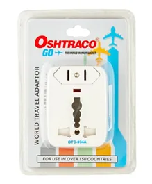 Oshtraco Travel Adapter - White