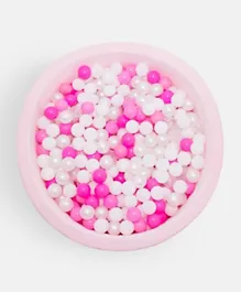 Ezzro Round Ball Pit With 100 Balls - Pink