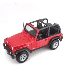 Maisto Die Cast 1:18 Scale Special Edition Jeep Wrangler Rubicon - Red