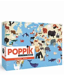 Poppik Animals Educational Jigsaw Puzzle Set - 500 Pieces