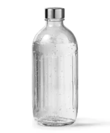 آرك - زجاجة زجاجية فاخرة بتصميم من الفولاذ المصقول لجهاز كربوناتور برو - 800 مل