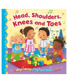 Head Shoulders Knees and Toes Sing Along Play and learn Book - 12 Pages