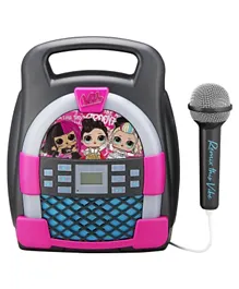 iHome KIDdesigns L.O.L  Bluetooth MP3 Sing Along Karaoke Machine - Multicolour