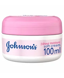 Johnson & Johnson 24 Hours Moisture Soft Body Cream - 100ml
