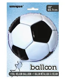 Unique 3D Football Foil Balloon Pack of 1 - 18 Inches