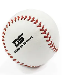 Dawson Sports All Leather Rounders Ball - White