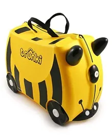 Trunki Bernard Bumble Bee Kids Ride-On Suitcase And Carry On Luggage - Yellow