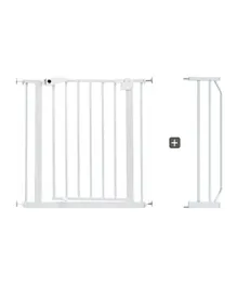 Baby Safe Metal Safety Gate With 20cm Extension - White
