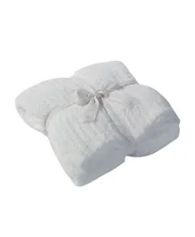 Barefoot Dreams Cozychic Ribbed Throw - White