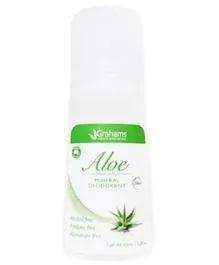 Grahams Natural Mineral Deodorant Aloe - 65ml