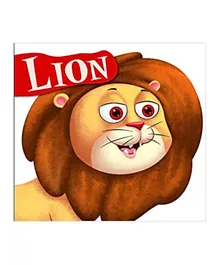 Om Books International Cutout Board Lion - English