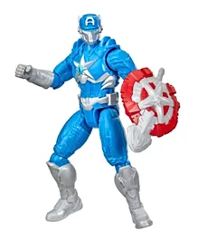 Marvel Avengers Mech Strike Monster Hunters Captain America Action Figure with Accessory - 6 Inch