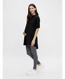 Mamalicious Maternity Leggings - Medium Grey