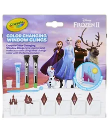 Crayola Frozen 2 Snowflake Window Clings - Multicolor