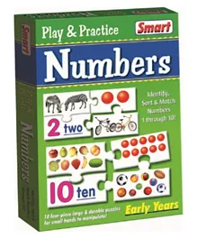 أرقام اللعب والممارسة الذكية - متعددة الألوان