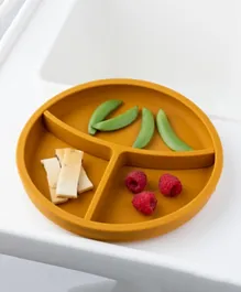 Eco Rascals Silicone Divider Plate - Mustard