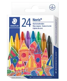 Staedtler Noris Club Wax Crayon Set Pack of 24 - Assorted