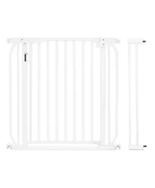 Babysafe Metal Safety LED Gate With 10cm Extension - White