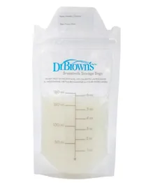 Dr. Brown's Breastmilk Storage Bag Pack of 50 - 180mL