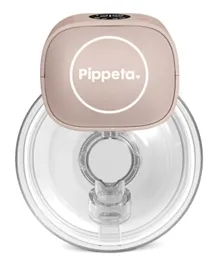 Pippeta Wearable Hands Free Breast Pump with LED Screen - Pink