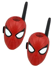 iHome KIDdesigns Mid Range Walkie Talkies Spiderman Pack Of 2 - Red & Black