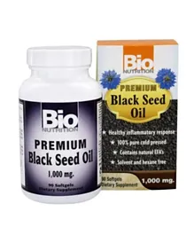 BIO NUTRITION Black Seed Oil 1000 mg Softgels - 90 Pieces