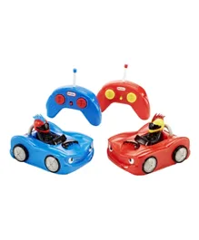 Little Tikes RC Bumper Cars Pack of 2 - Blue Red