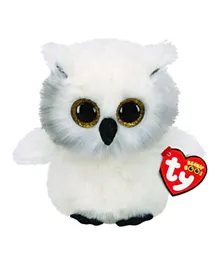 TY Beanie Boos Owl Austin White - 15.24cm