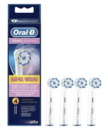 Oral-B EB60 Sensi Ultra Thin Replacement Brush Heads - Set of 4