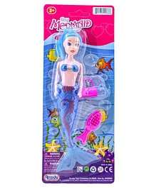 Artoy Mermaid Doll With Accessories On Blister Card Pack of 1 - Assorted Colors