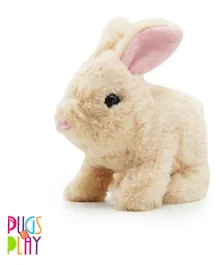 PUGS AT PLAY Cookie Jumping Rabbit - Cream