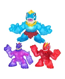 Goo Jit Zu Ultra Raptor Dino Action Figure Toy Pack of 3 - 20.32 cm