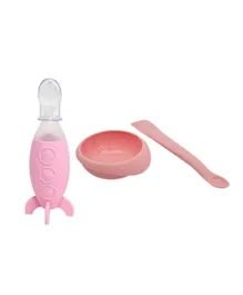 Marcus & Marcus Weaning Essential Kit- Pink